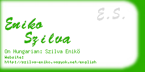 eniko szilva business card